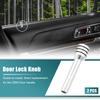 X AUTOHAUX Car Door Lock Knobs Interior Door Lock Knobs Aluminum Alloy Inner Door