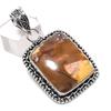 Natural Brecciated Mookaite 925 Sterling Silver Jewelry Pendant 1.89" G9p67