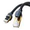 Baseus CAT8 Ethernet Cable - 5m, 40Gbps, Black High-Speed Network Connectivity
