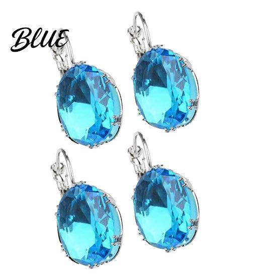 Уникальные серьги 46024 Пары Капля Легкие Блестящие Кубический Камень