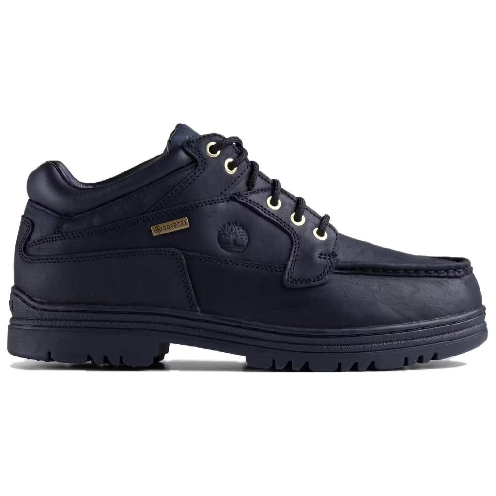 Timberland 3-Eye Lug Gtx Boat Shoe Light Beige Full Grain Classic Comfortable Slip Resistant Durable Low Top Casual Shoe Men Shoes Black A2JU5-W02