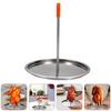 Beer Can Chicken Rack Roasting Pan with Stainless Steel Grill for Camping Barbecue Skewers