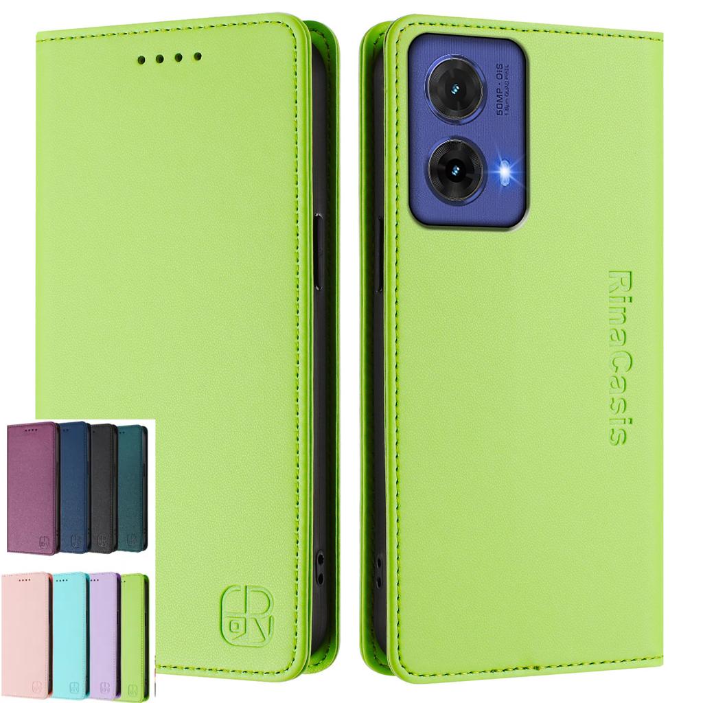 For Motorola Moto G60,G10,G20,G30,G Play,G Power,G Pure,G31,G41,G51,G62,G72...Premium PU Leather Wallet-Style Case,Shockproof & RFID-Blocking