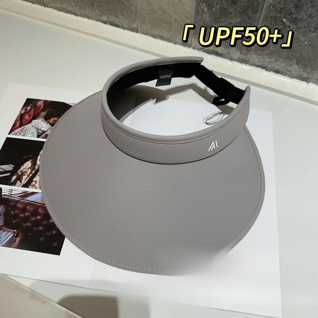 Летняя шляпа с широкими полями из ледяного шелка, шляпа с открытым верхом, женская уличная ультрафиолетовая портативная шляпа, складная шляпа от солнца