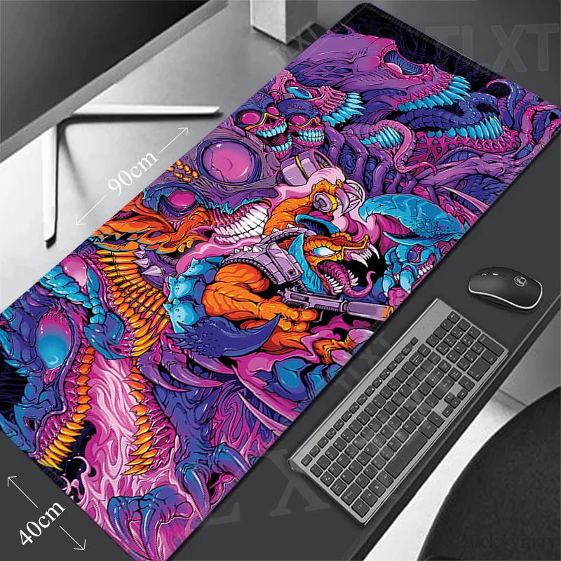 XXL Lock Edge Mousepads Large Gaming Mousepad Keyboard Mats Mouse Mat Cute Cat Desk Pad For Gift Kawaii Mouse Pads Extanded Pads