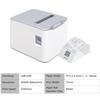 Bisofice Thermal Receipt Printer 80mm Desktop Direct Thermal Printing USB+LAN Connection High Speed