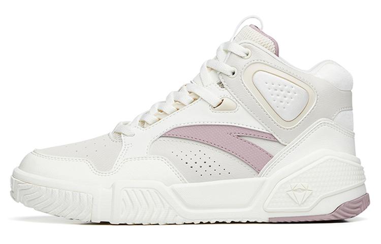 Women's Sneakers Anta Flame High top Skateboard Shoes Women's White Purple