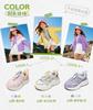 New Spring Collection of Girls' Sports Shoes: Soft soled Lightweight Campus Running Shoes for Children's Outdoor Activities