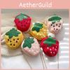 Fashionable Kindergarten Girls Plush Strawberry Chain Bag 2023 Soft Breathable Wearresistant Purse Coin