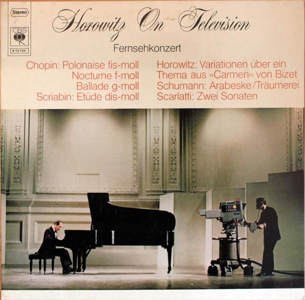 Виниловая пластинка HOROWITZ - Horowitz On Television - Fernsehkon S72720 CBS 1968 Германия Классика Б/у