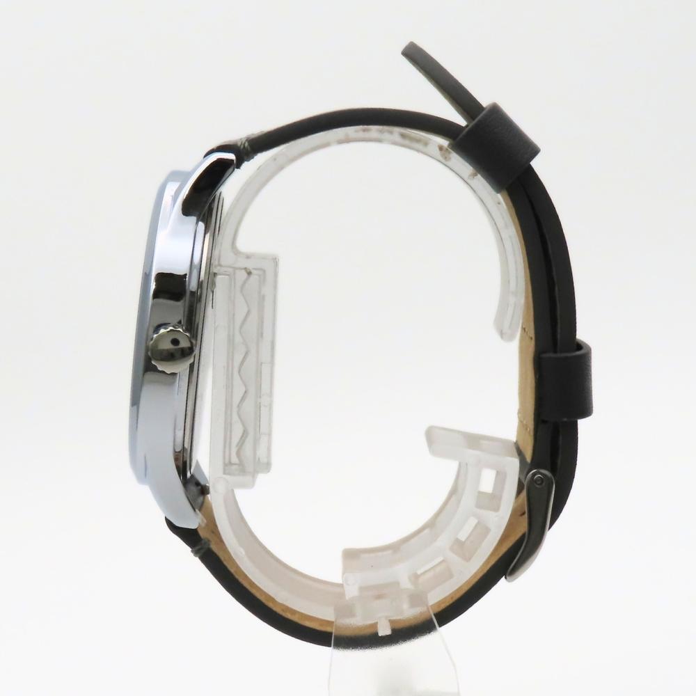 Used COACH Watches Baxter CA.118.2112.1640 Signature Stainless Steel/leather Silver Dark gray
