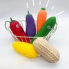 Stretchable Design Vegetable Squeeze Toys Stretchy Squeeze Ornaments  for Stress Relief Use