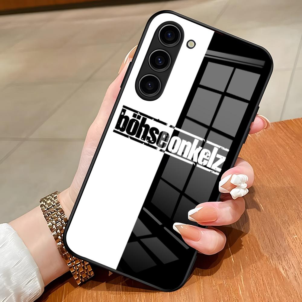 Чехол для телефона B-Bohse O-Onkelz Band для Samsung S26 S25 Edge Ultra S23 S22 S21 S20 Ultra Plus S24 Fe A54 A53 A25 Стеклянная крышка