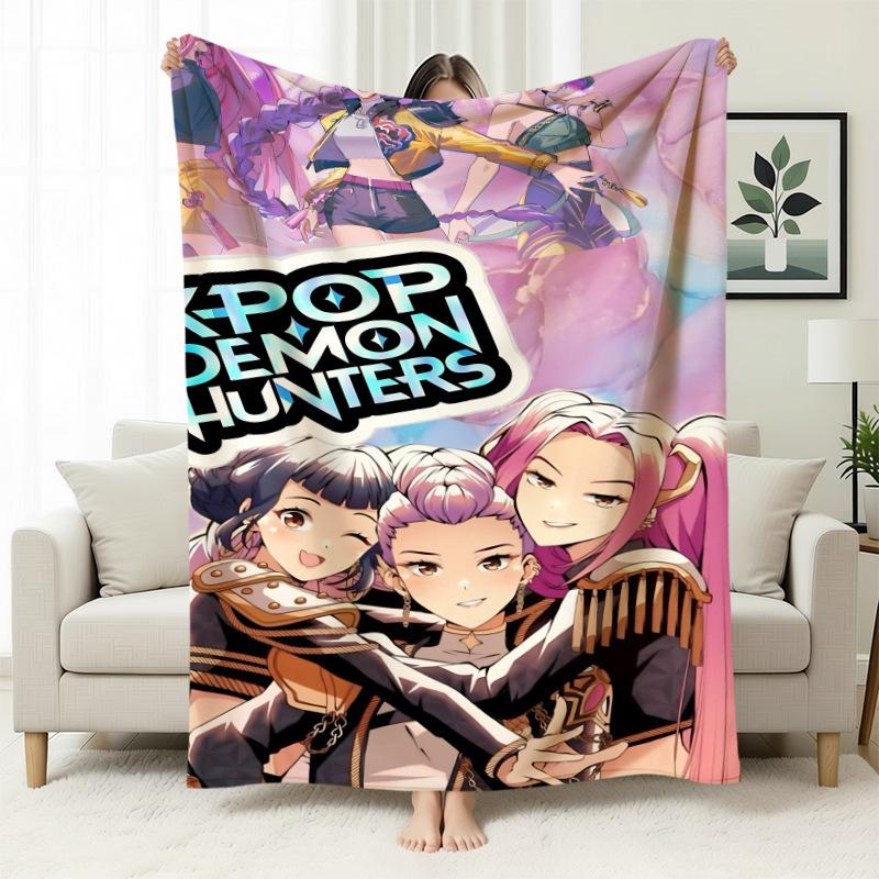 Kpop Witch Hunters Blanket Blanket Witch Hunters Peripheral Nap Blanket Printed Flannel Office Sofa Blanket