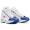 Reebok Question Mid Blue Toe 2022 Unisex Sneakers White Footwear-White Classic-Cobalt GX0227