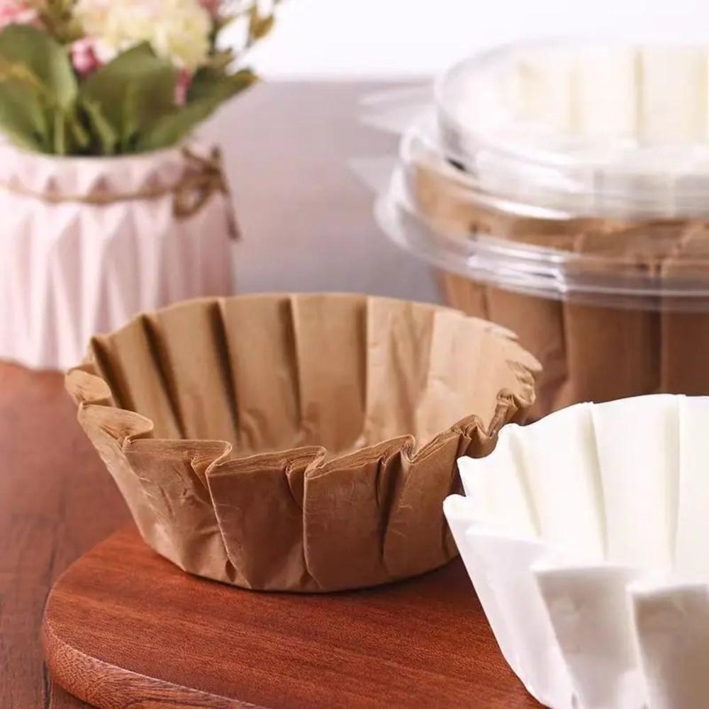 4/6/8inch Cake Pan Liner Oilproof Basques Cake Paper New Baking Papers Kitchen Use