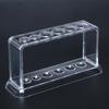 Plastic Clear Test Tube Rack 6 Holes Stand Lab Test Tube Stand Shelf