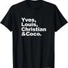 Yves Louis Coco & Christian French Fashion Designer T-Shirt