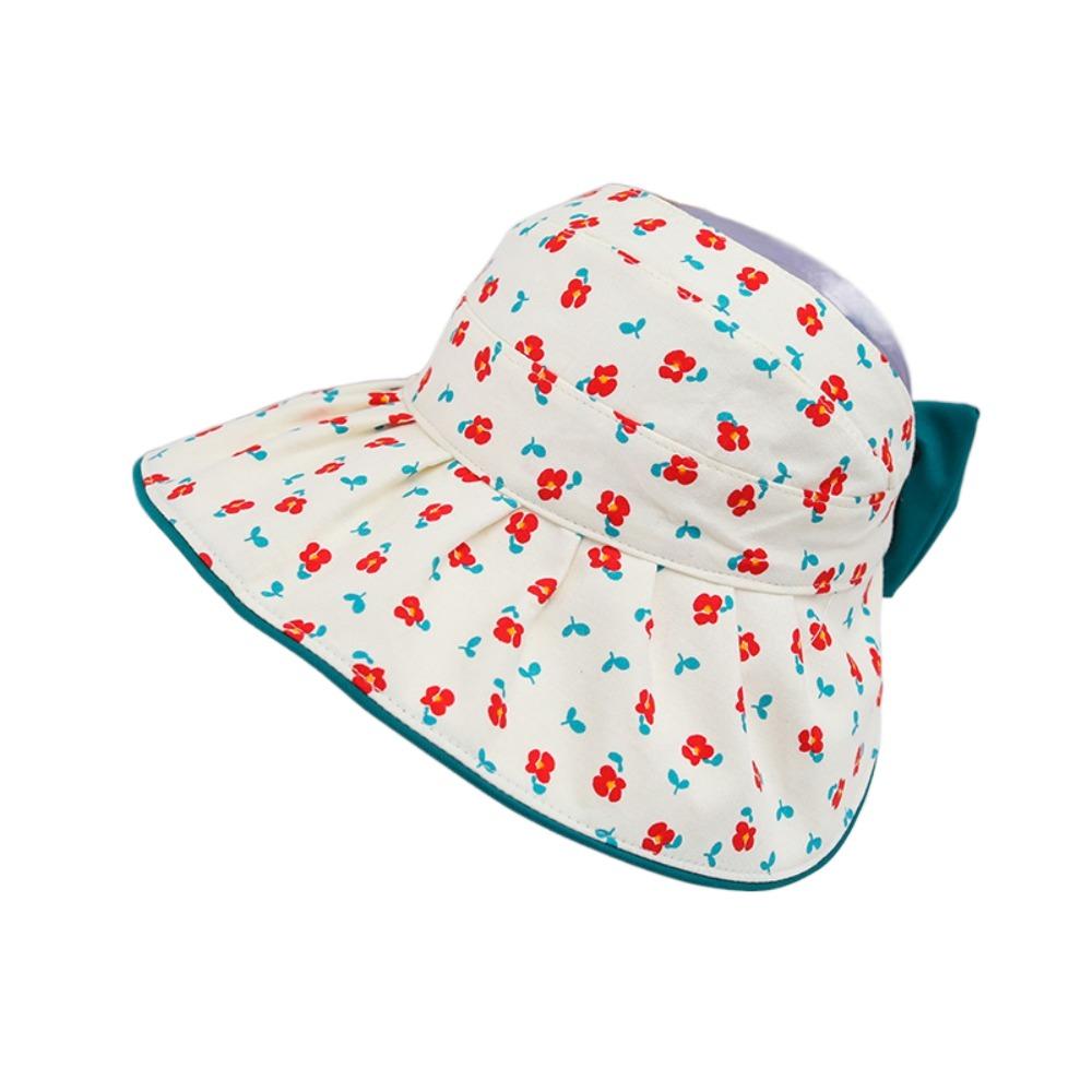 Bowknot Flower Bucket Cap Korean Style Children's Fisherman Hat Baby Shading Hat  Spring/Summer