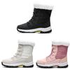 Winter Snow Boots Women Plush Warm Fashion Comfortable Mid Boots Ladies Outdoor Hiking Shoes Short Boots Platform Boots