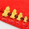 Gold Color Pixiu Chinese Style Bead Brave Troops Beads Jewelry Accessories DIY Making Accessories