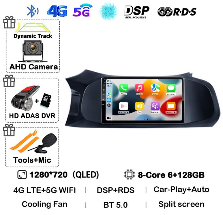 Android 14 Carplay Auto Car Radio For Chevrolet Onix 2012 - 2019 Multimedia Video Player Stereo Audio 2Din GPS WIFI+4G Head Unit