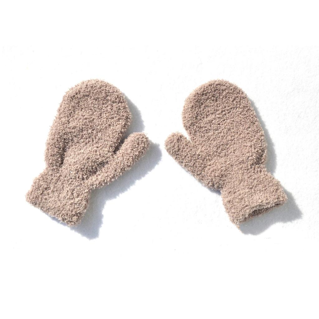 5-11 Years Old New Baby Mittens Newborn Children Kids Gloves Mohair Plush Thick Boys Girls Gloves Winter Accessories for Kids