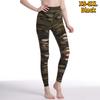 Женские черные эластичные леггинсы с камуфляжным принтом для йоги, фитнеса, бега, спортзала, спортивных активных брюк