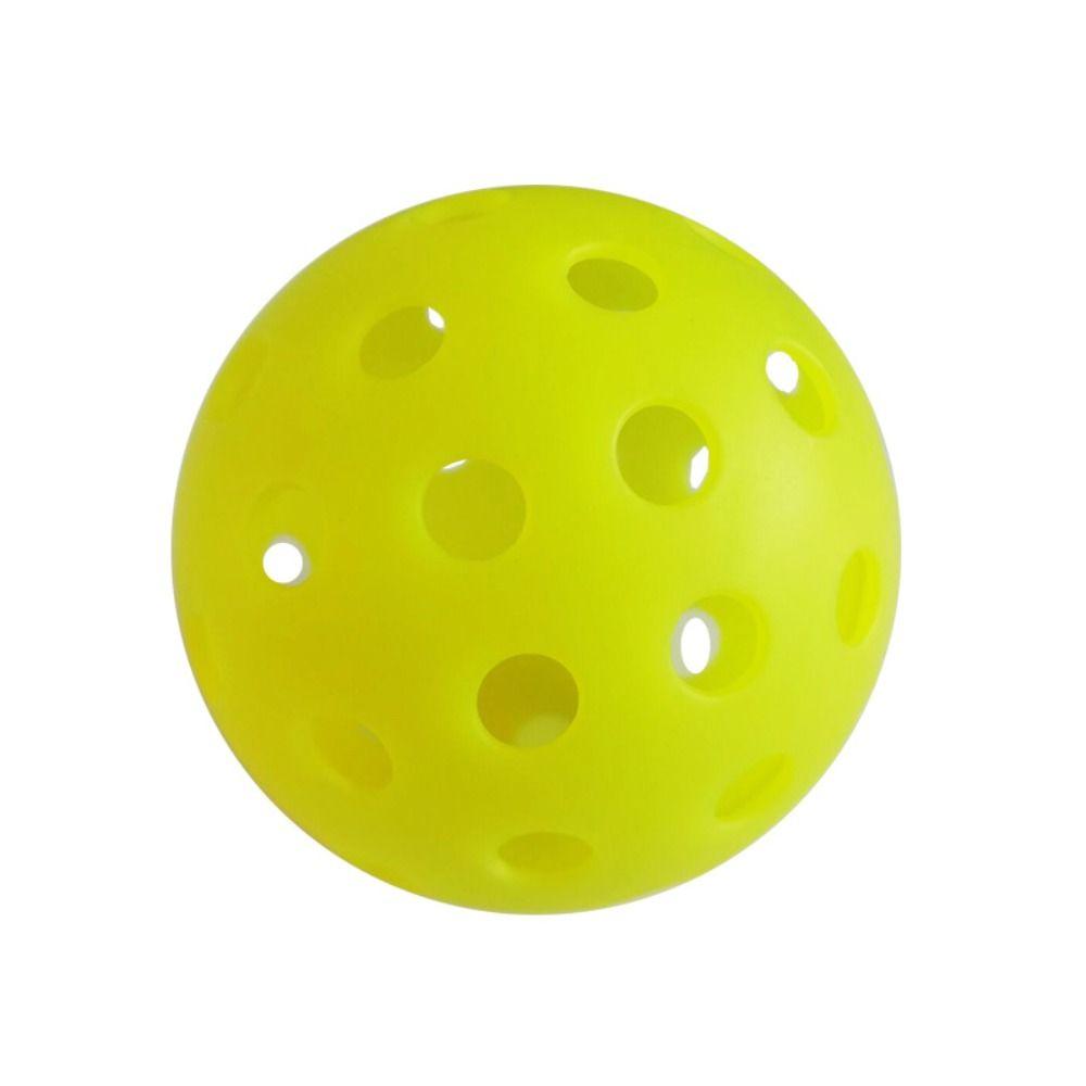 74MM 40 Holes Seniors Tennis Glow in The Dark PE Ball Creative Luminous Pickleball Indoor Utdoor