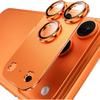 Оранжевая защитная крышка для объектива камеры для iPhone 17 Pro Max Air 16 Plus 15 14 13 17Pro iPhone17 16Pro Металл Закаленное стекло Аксессуары для защиты телефона