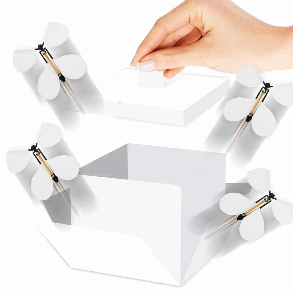 High Quality Anniversary Surprise Flying Butterfly Box Happy Birthday Pop Up Explosion Creative Bounce Box Party Decorations