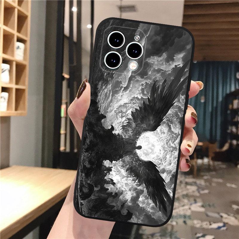 Чехол для телефона 'Ангел' для iphone 17 Pro Max 17 Pro Air 16 15 14 13 Pro Max 15 16 Pro 15Plus
