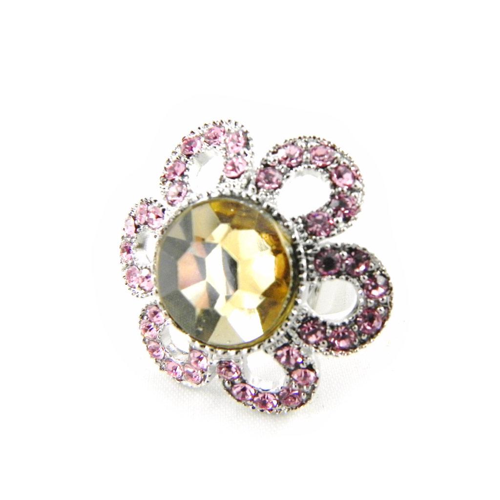 Les Trésors De Lily [E5123] - Ring 'Aurore' Rose Amber