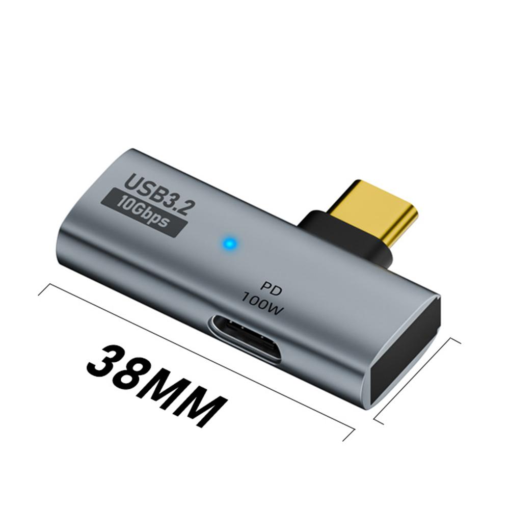 Адаптер 2-в-1 Type C - USB, портативный быстрозарядный мини-OTG-конвертер, конвертер передачи данных 10 Гбит/с для планшета iPhone 15
