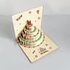 Handmade 3D Birthday Card with Envelope Birthday Cake Card Gift Card  Anniversary Celebration