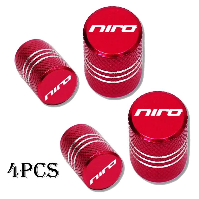 4pcs For KIA NIRO Car Wheel Tire Valve Caps Tyre Stem Covers Airdust Waterproof Accessories jby123
