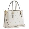 Coach Mollie Logo Star Print Leather Tote Bag Women tote Chalk White CW022-IMCAH