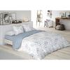 El Mundo Pierre Cardin Housse De Couette Pour Lit De 135 Cm 100 % Coton Bleu