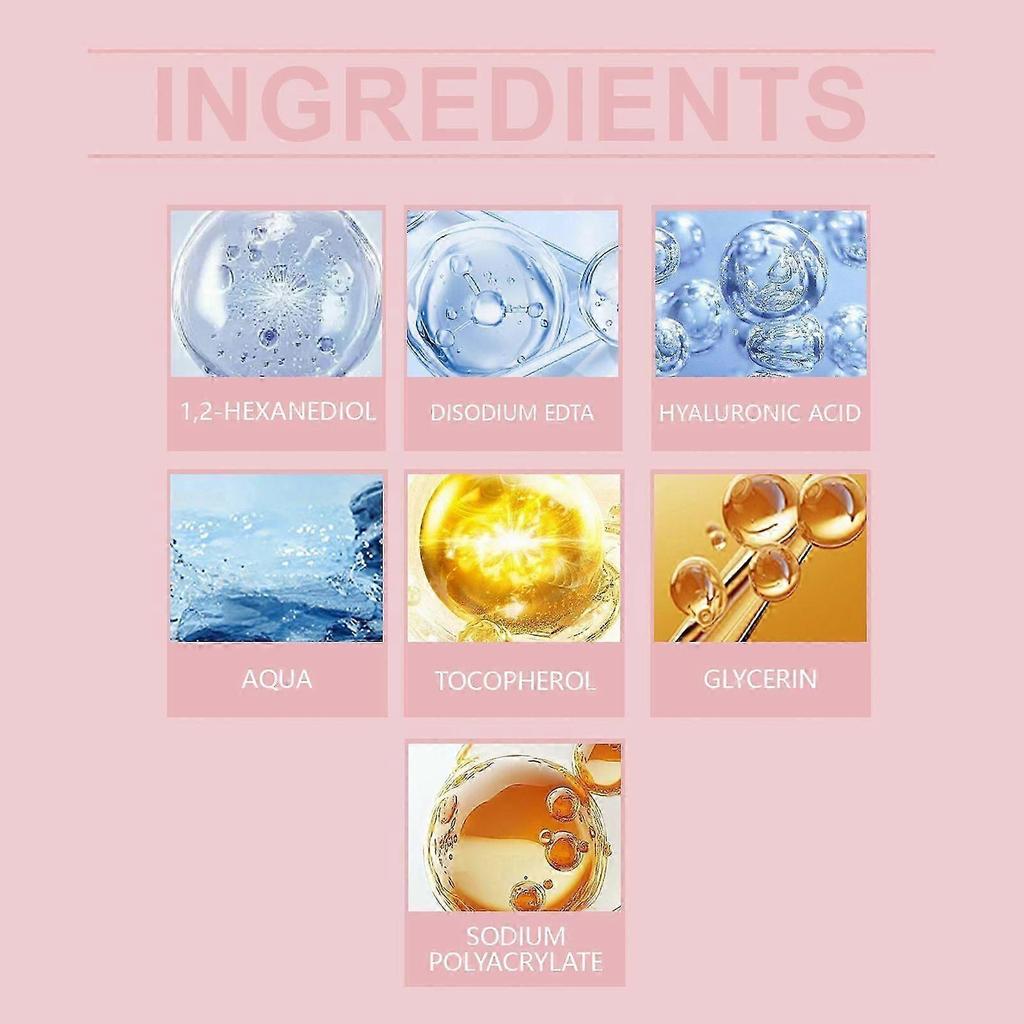Pink Hyaluronic Acid Eye Patches Brighten, Hydrate & Revitalize Skin