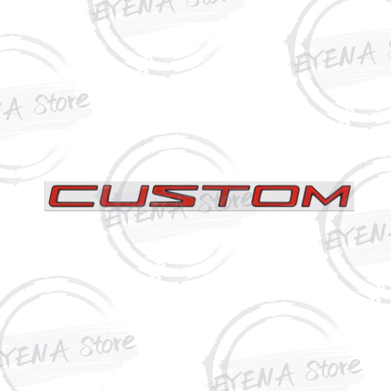 DUSP4 For Ford Transit Custom Tourneo MK7 MK8 Tuning Logo Lettering Metal Badge Stickers Car Rear Trunk Body Emblem Auto Accessories