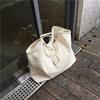 Canvas Beach Bag Women's Large Capacity Tote Bag Handheld Shoulder Shopping Bag