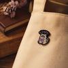 Enamel Brooch Pin Cartoon Raccoon Pin Animal Decorative Badge Alloy Lapel for Jackets Backpacks Hats Scarves Theme