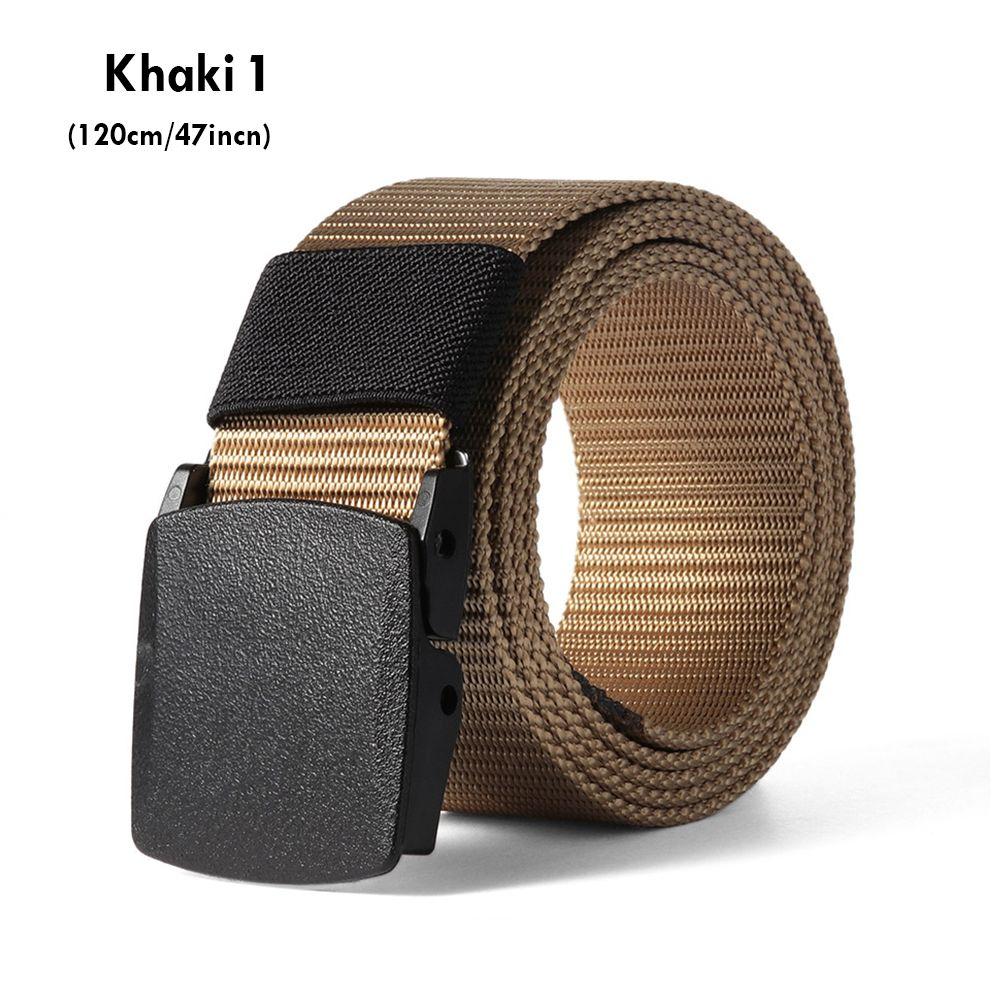 Casual Metal-free Security Check Tactical Waistband Nylon Waist Belt Military Web Belt for Fat Man