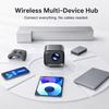 Мини-проектор P80 720P портативный с Android 14 и Power Bank Type-C для кемпинга на открытом воздухе