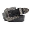 Ethnic Style Embossed Leather Belt Vegetable Tanned Head Layer Cowhide Men and Women Universal Belt Mongolian Style Personal Carving Trend
