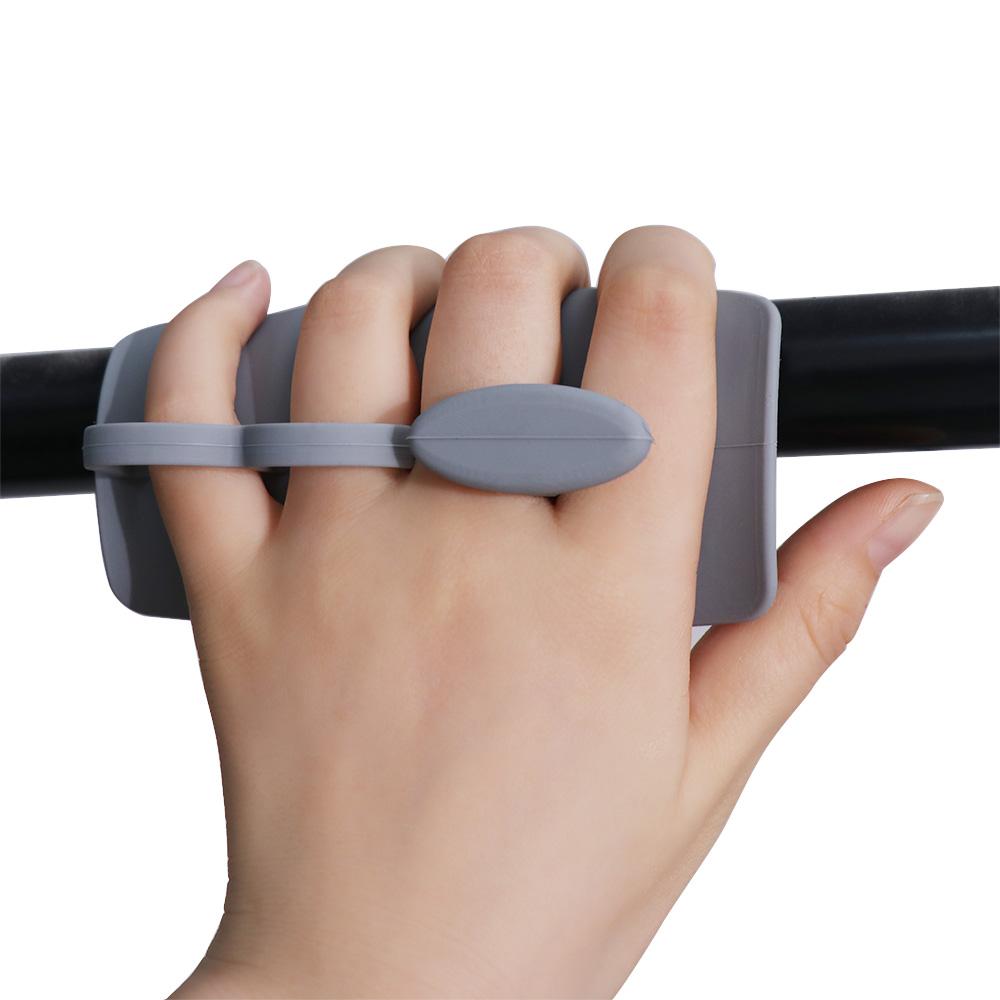 1 Pair Silicone Grip Strengthener Hand Strength Trainer Finger Trainer  Gym Training Calisthenics