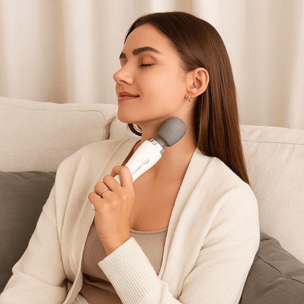 Portable Handheld Massage Device High-Frequency Vibration Deep Tissue Massager Full Body Massage