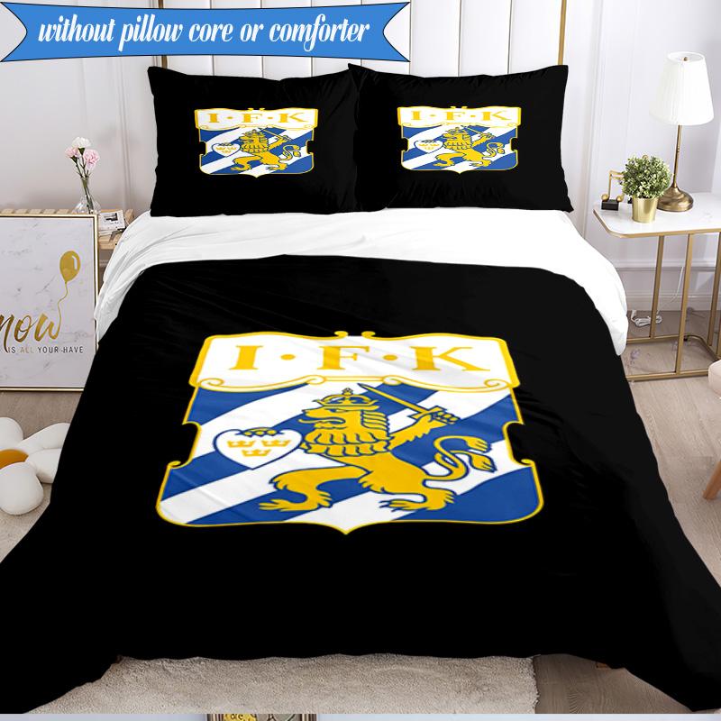 3PCS Ifk Lion Crest Emblem Bedding Set 2D Printing (Includes 1 Duvet Cover + 2 Pillowcases Coreless), Bedroom decor,Fan gift