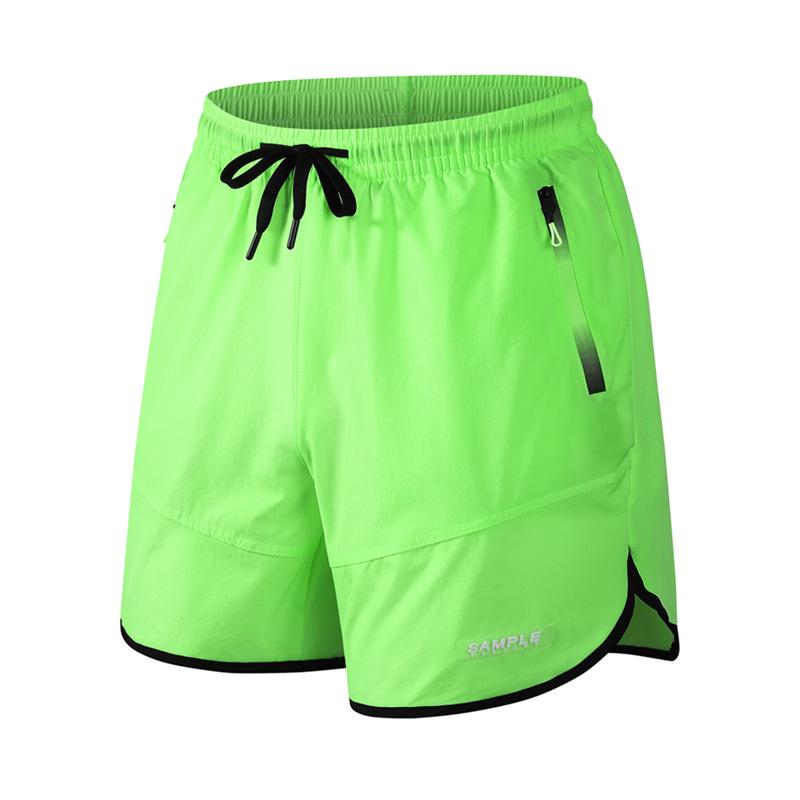 Men's Quick-Dry Ice Silk Sports Shorts - Plus Size, Casual Beach Fitness & Running Pants
