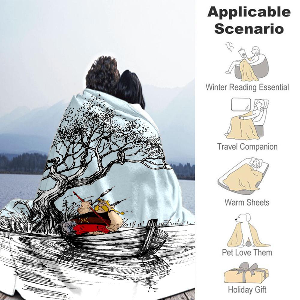 Asterix Blanket, High quality Comfortable for All Seasons, Home Decor, Warmth and Comfort